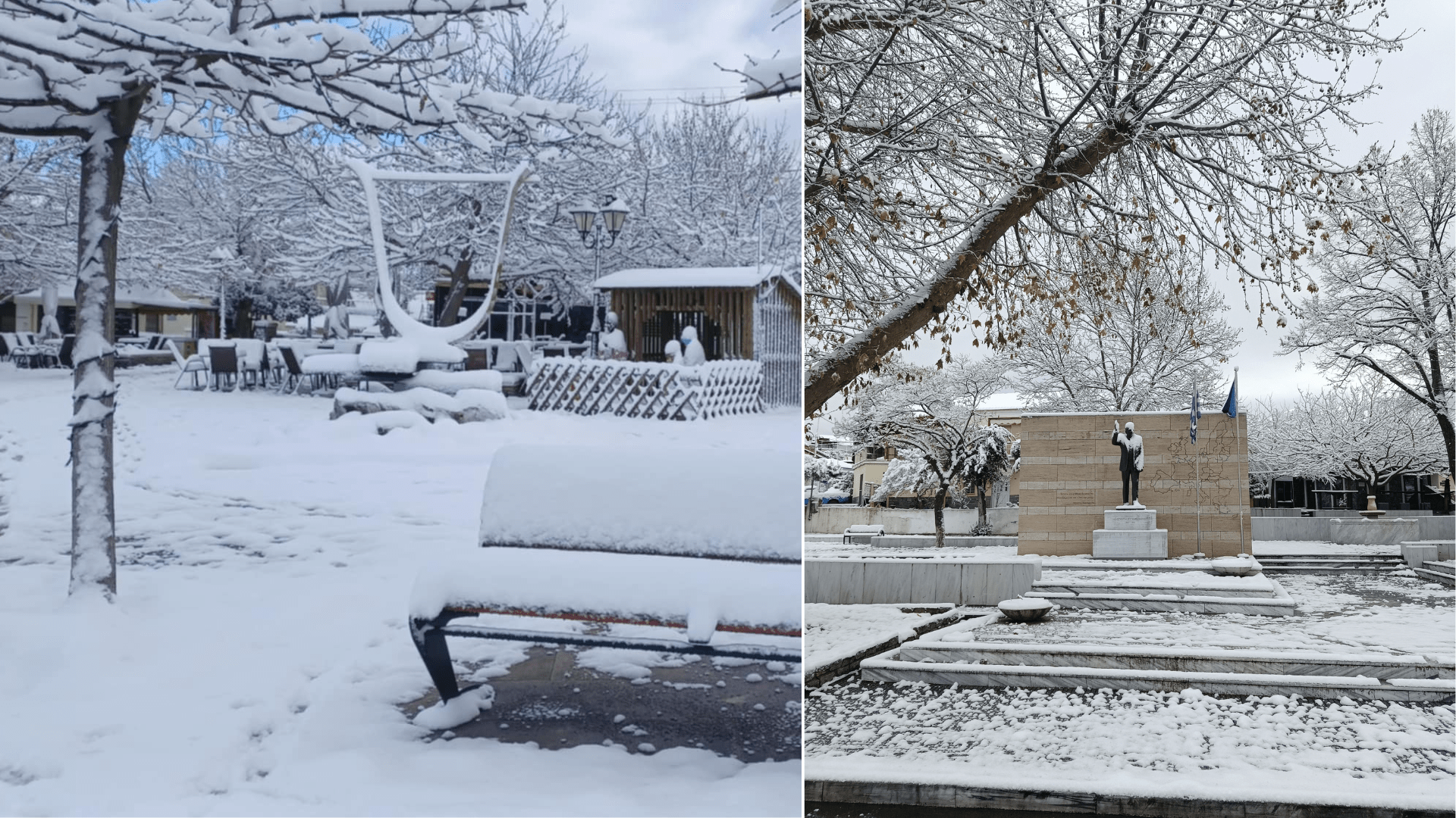 Στα «λευκά» ντύθηκαν τα χωριά του Δήμου Αμφίπολης και Νέας Ζίχνης